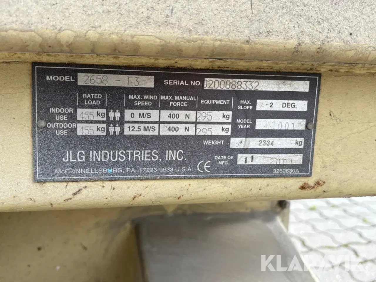 Billede 6 - Sakselift JLG 2658-E3