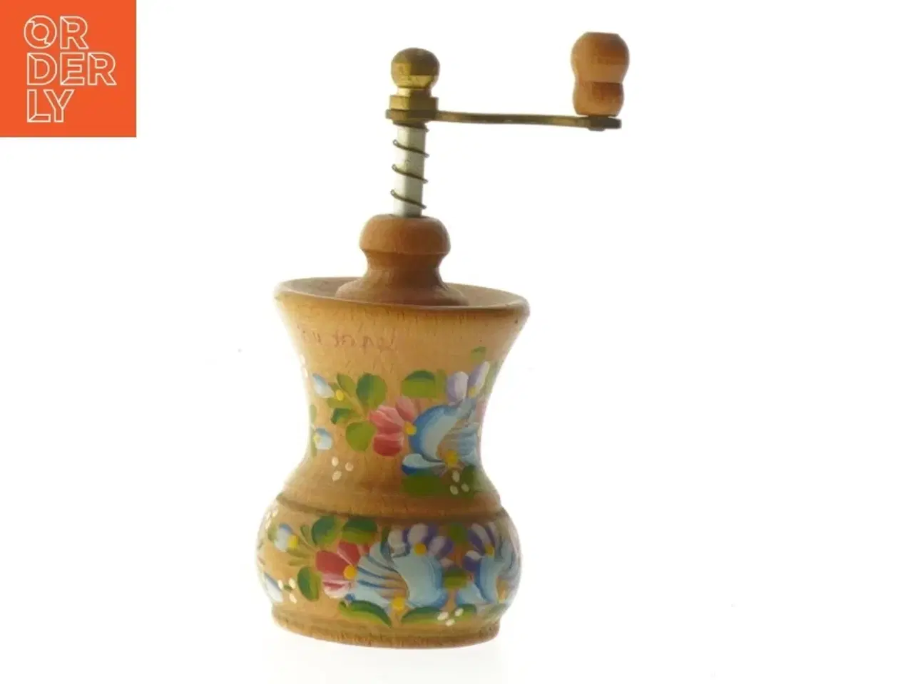 Billede 1 - Håndmalet krydderikværn (str. 12 cm)
