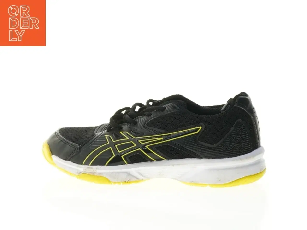 Billede 1 - Asics løbesko, sort og gul fra Asics (str. 35,.5)