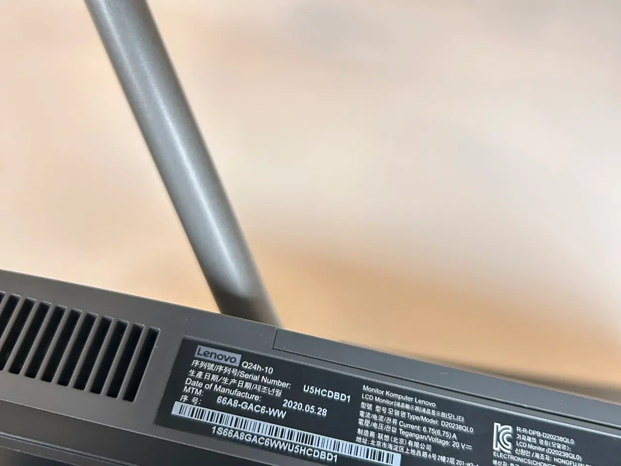 Billede 3 - Lenovo computerskærm 24 tommer 2560x1440