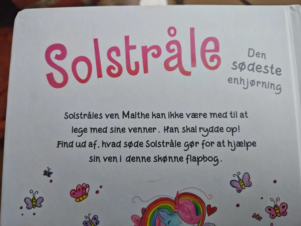 Billede 2 - Solstråle - Den Sødeste Enhjørning flapbog BOG