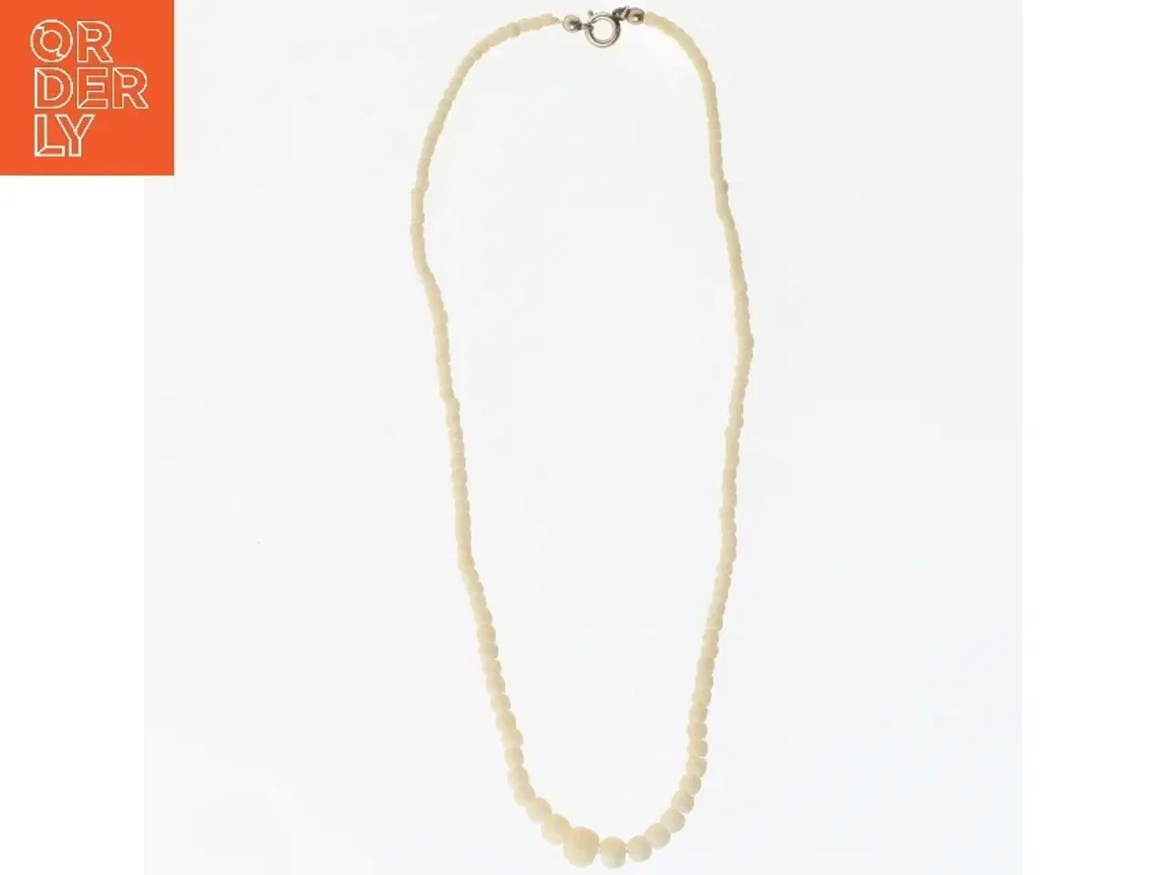 Billede 1 - Perlekæde med lås (str. 46 cm)