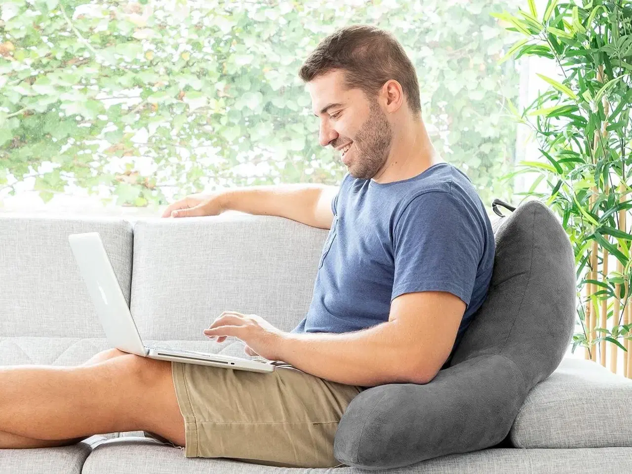 Billede 8 - Huggilow læsepude med armlæn - ergonomisk rygstøtte