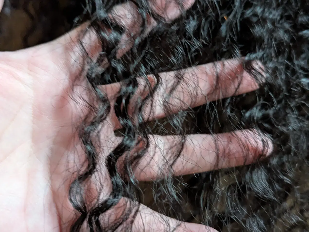 Billede 4 - Extensions human virgin 34 inches curl hair.