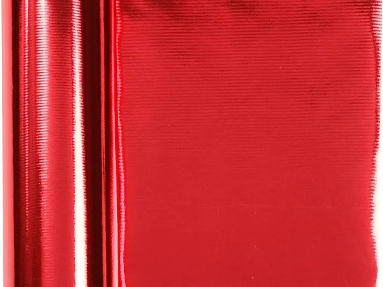 Billede 1 - Metallisk Rødt Gavepapir - 50 cm x 100 m