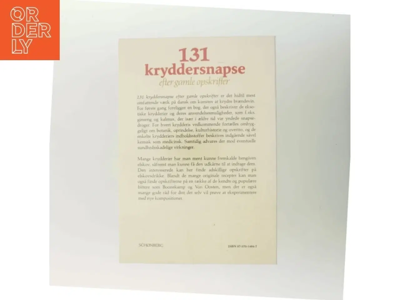 Billede 3 - 131 kryddersnapse af M.T. Hortulanus (Bog)