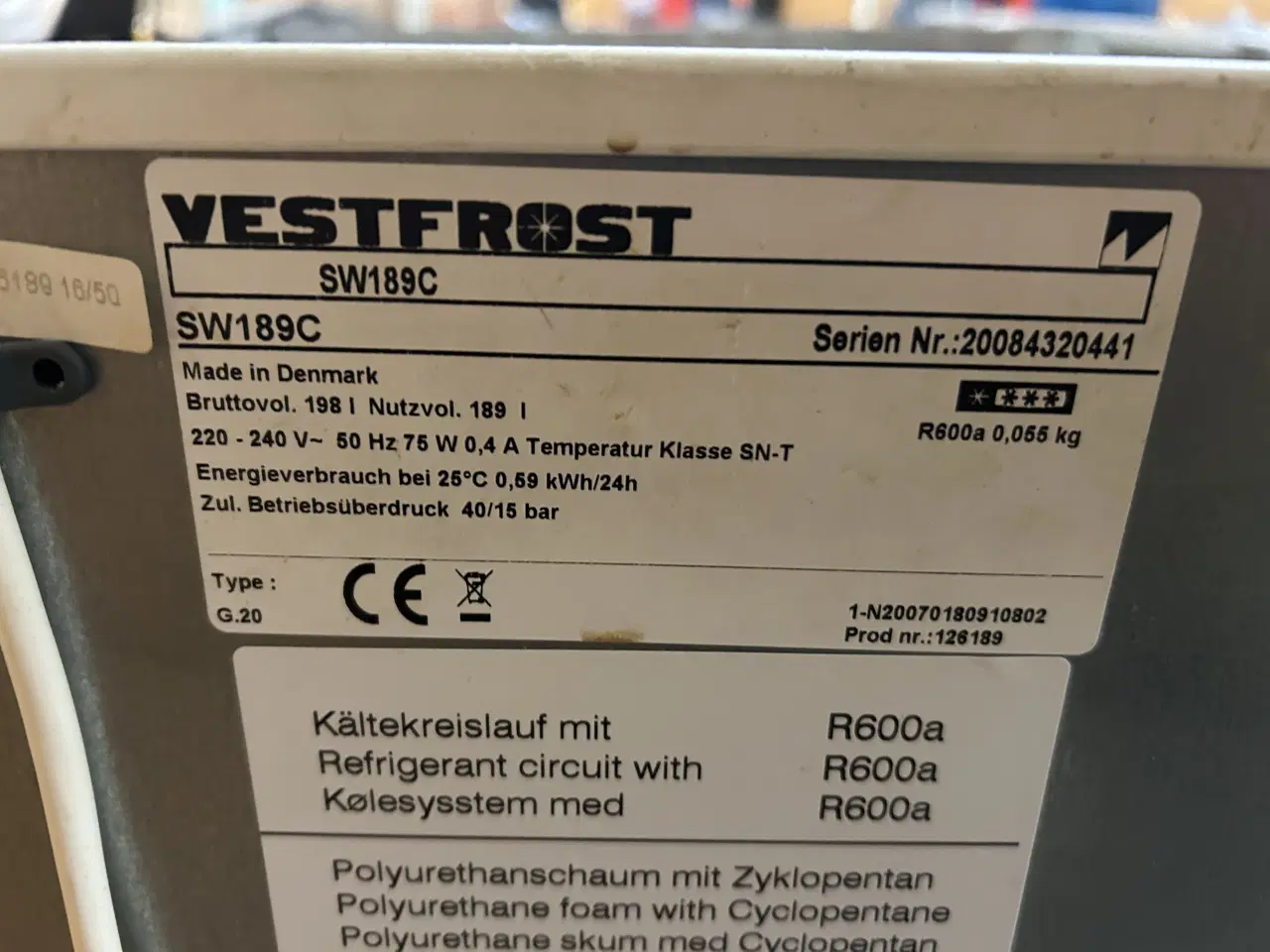 Billede 3 - Ok fryser 198L 