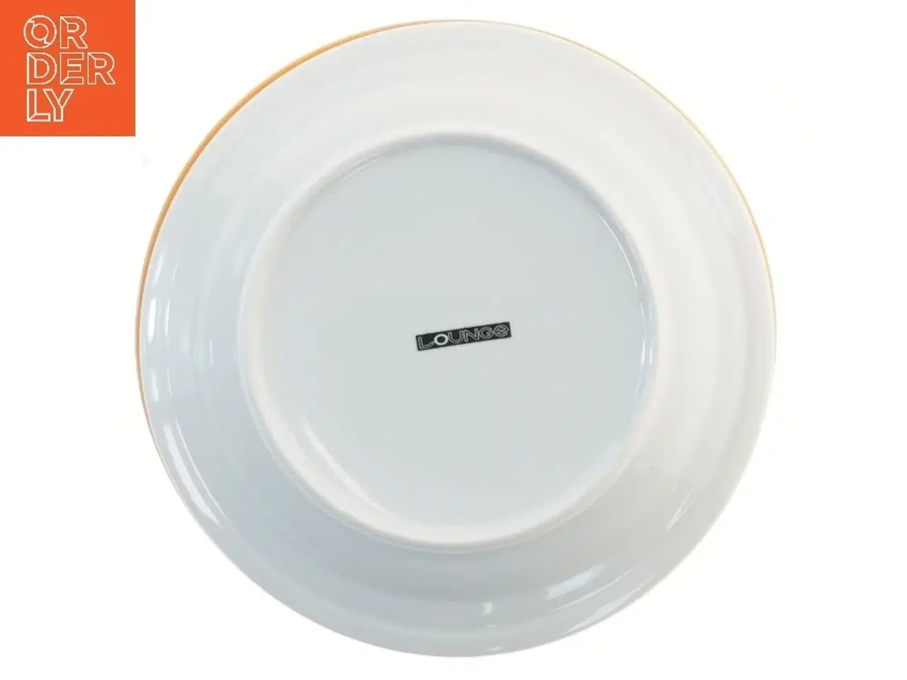 Billede 3 - 4 stk orange tallerkener Ø21 cm fra Lounge (str. 4 stk Ø 21 cm)
