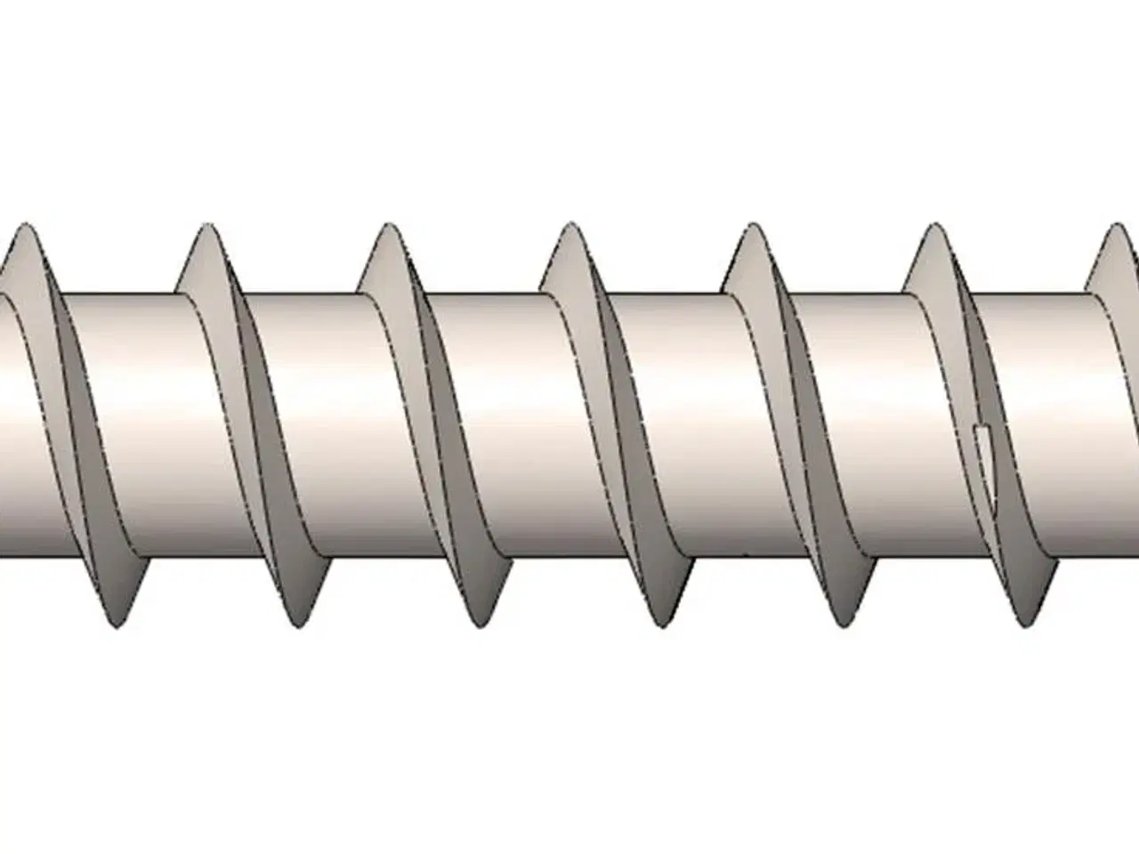Billede 1 - Tagrendeskrue RANNSK A2 Hvid TX20 4,8 x 35 mm - 250 Stk
