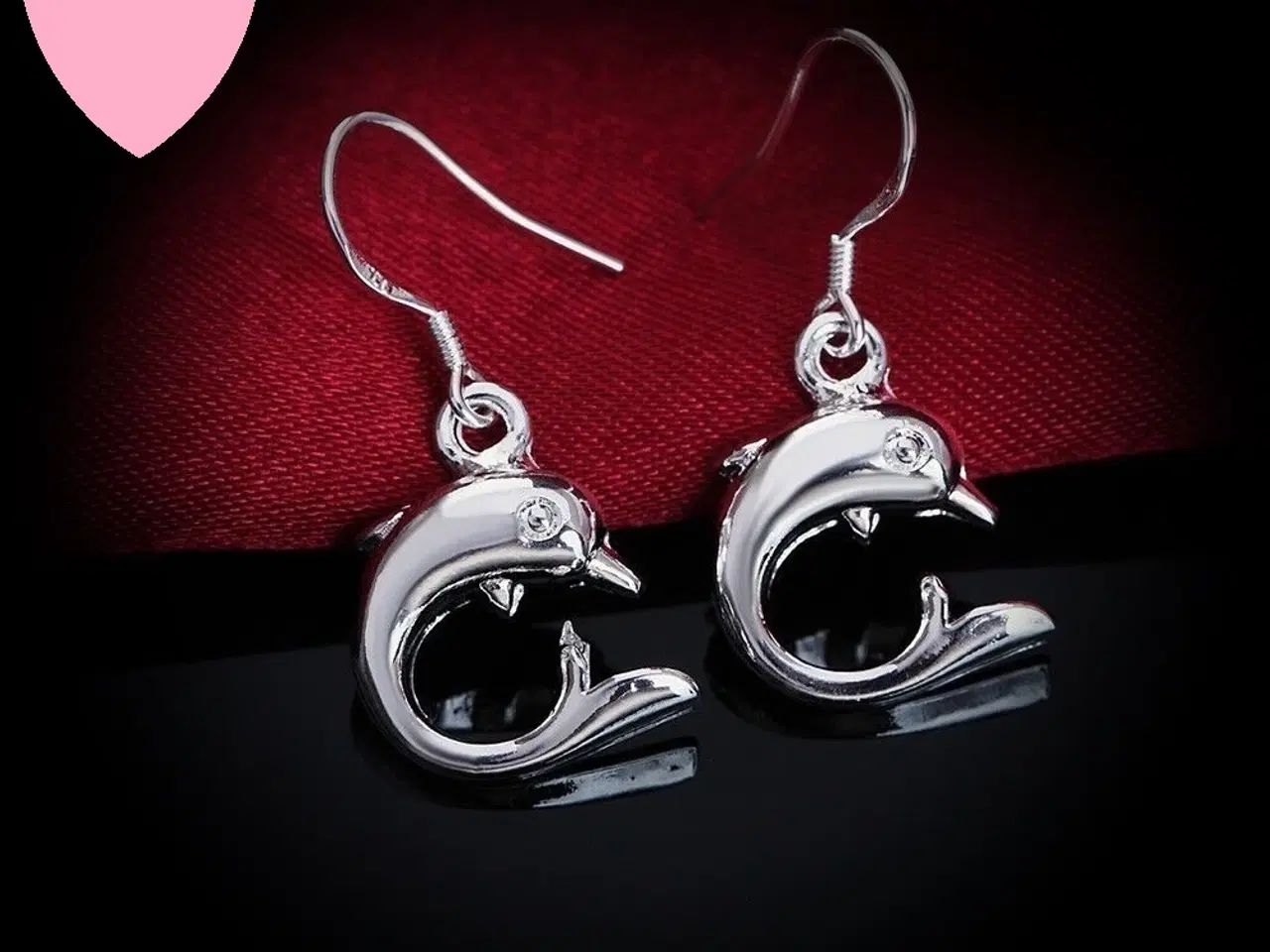 Billede 1 - * Sødeste delfin-øreringe - i Tibetansk Sølv