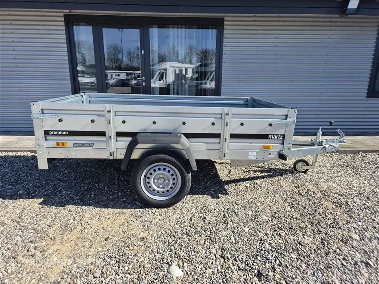 Billede 1 - 0 - Martz Premium 230 Fritids trailer EKSTRA KRAFTIG størrelse. 230x125 cm 40 cm høje sider.