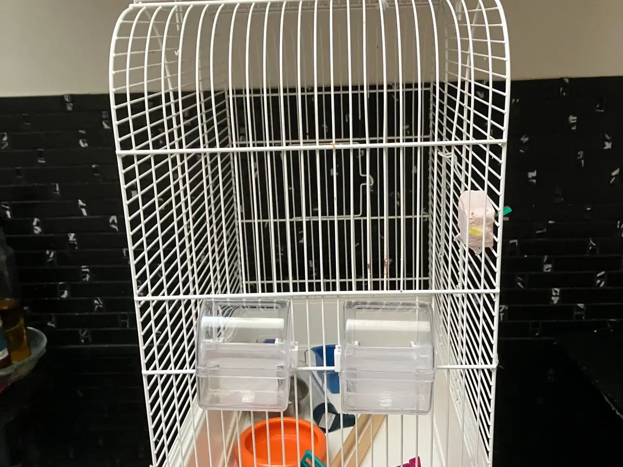 Billede 2 - Hvidt Fuglebur næsten som nyt