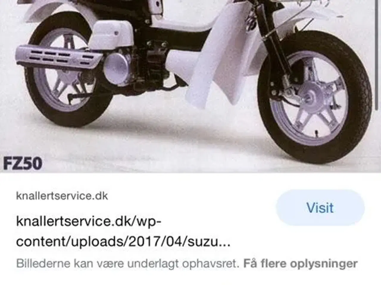 Billede 1 - Købes Suzuki fz50