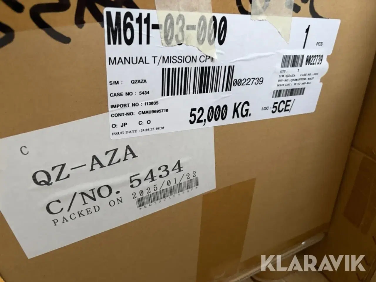 Billede 4 - Gearkasse Mazda M611-03-000