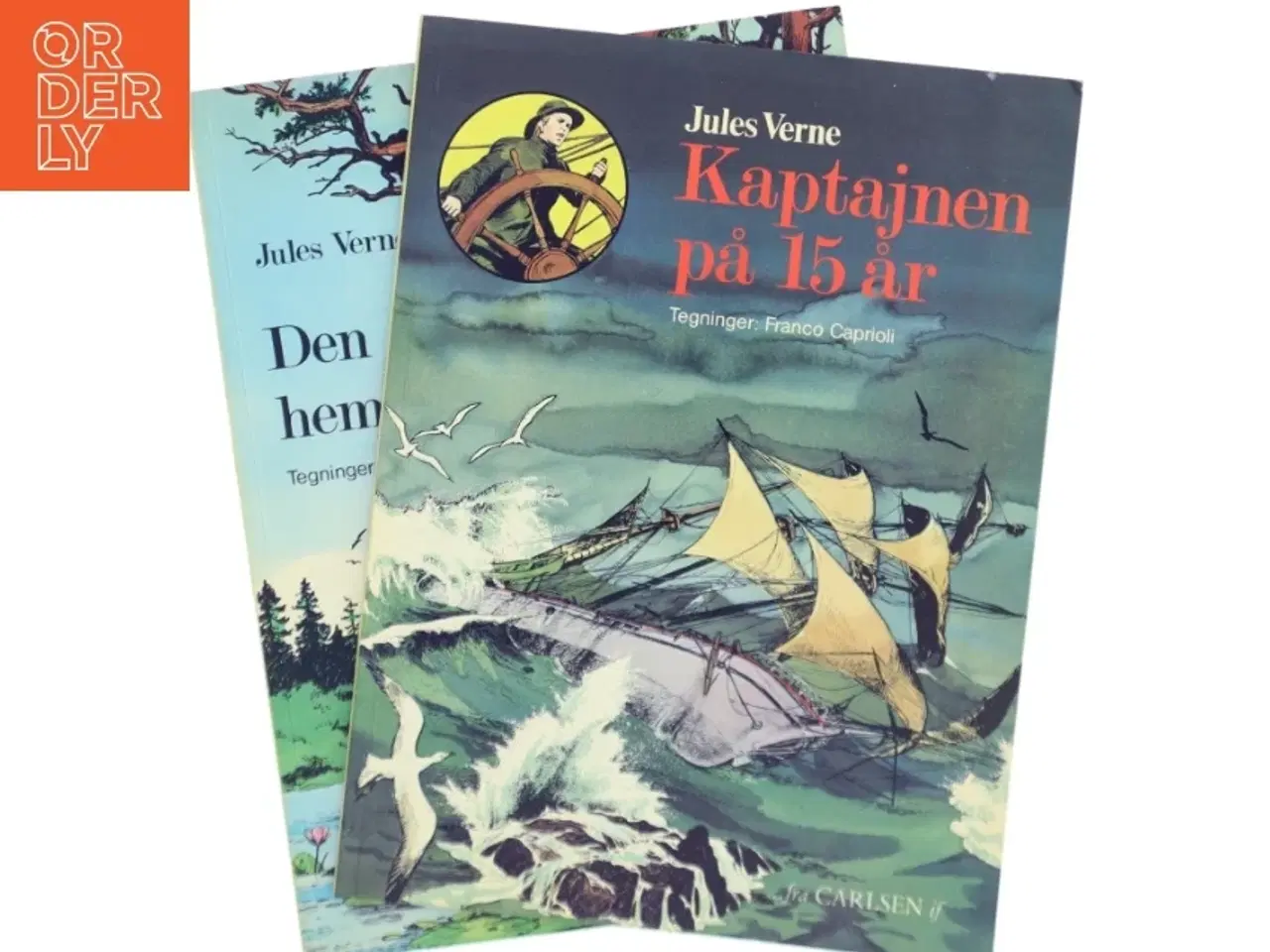 Billede 1 - Kaptajnen på 15 år af Jules Verne (Bog) fra Carlsen