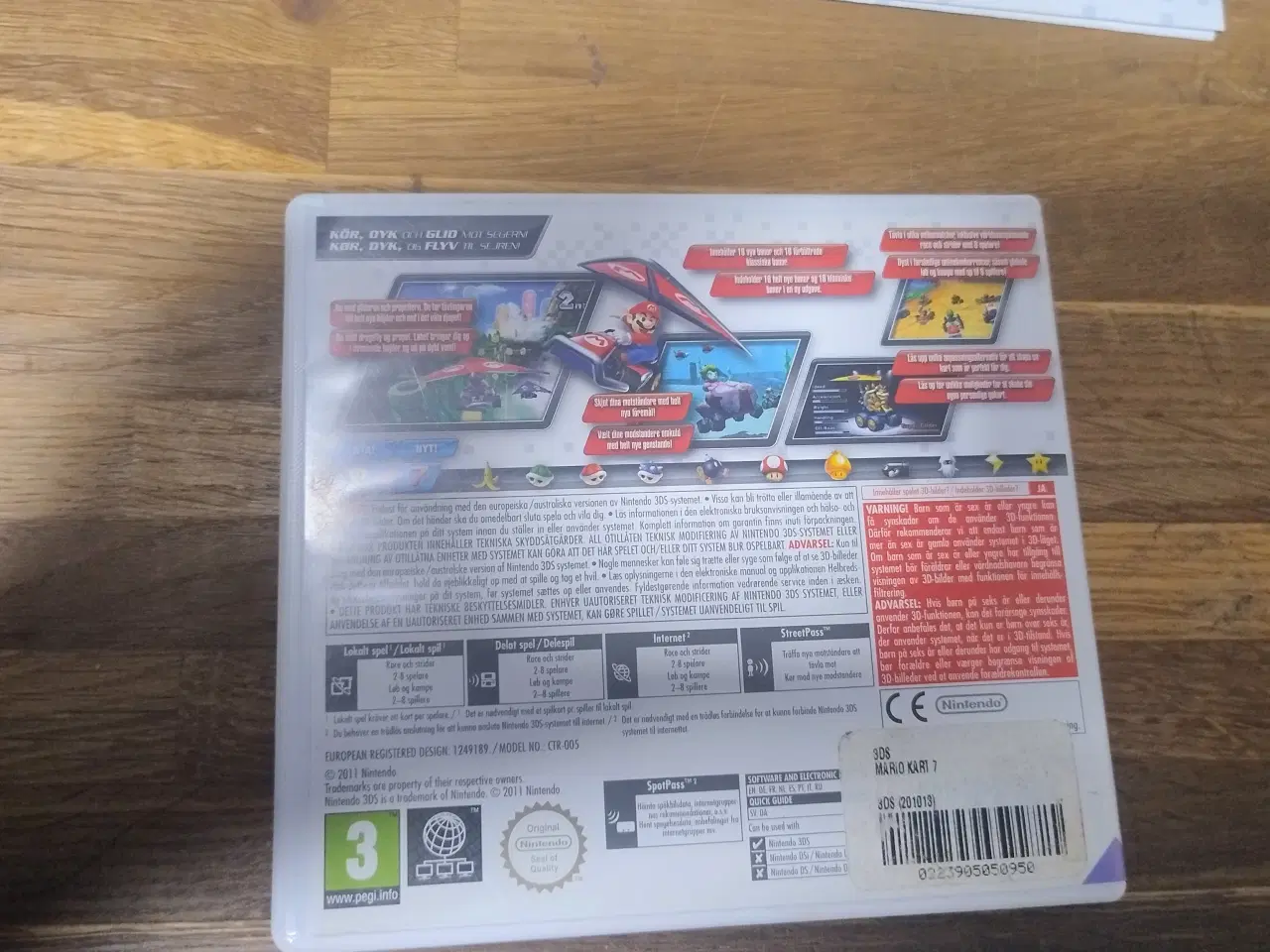 Billede 2 - Mario Kart 7 Nintendo 3DS inkl. originale manualer