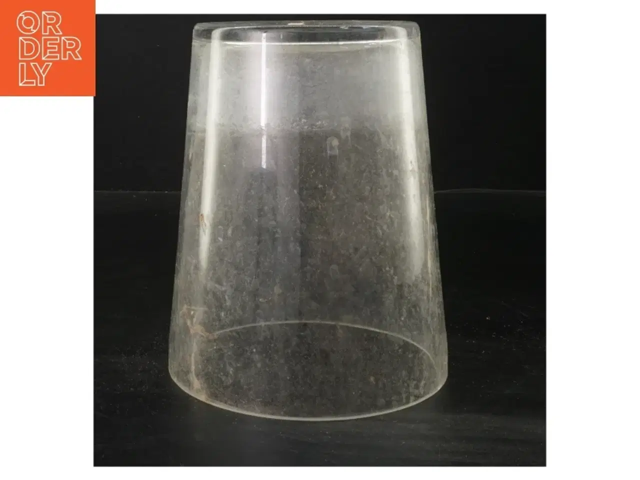 Billede 2 - Cylindrisk glas vase (str. 17x14 cm)