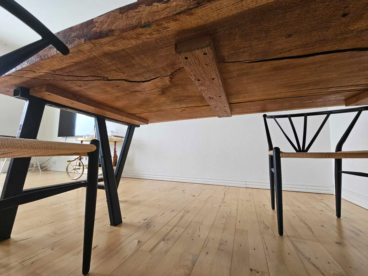 Billede 6 - Sjældent plankebord i kun èn planke