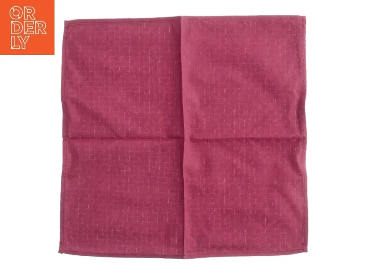 Billede 3 - Bordeaux stof servietter  (str. 38 x 38) passer til dugen