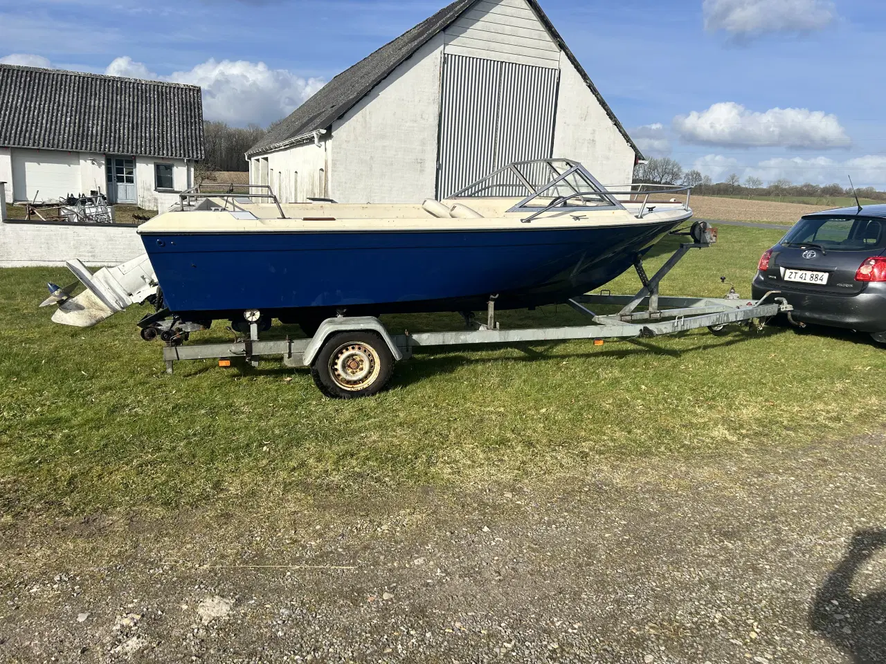 Billede 8 - Retro motorbåd med Trailer 