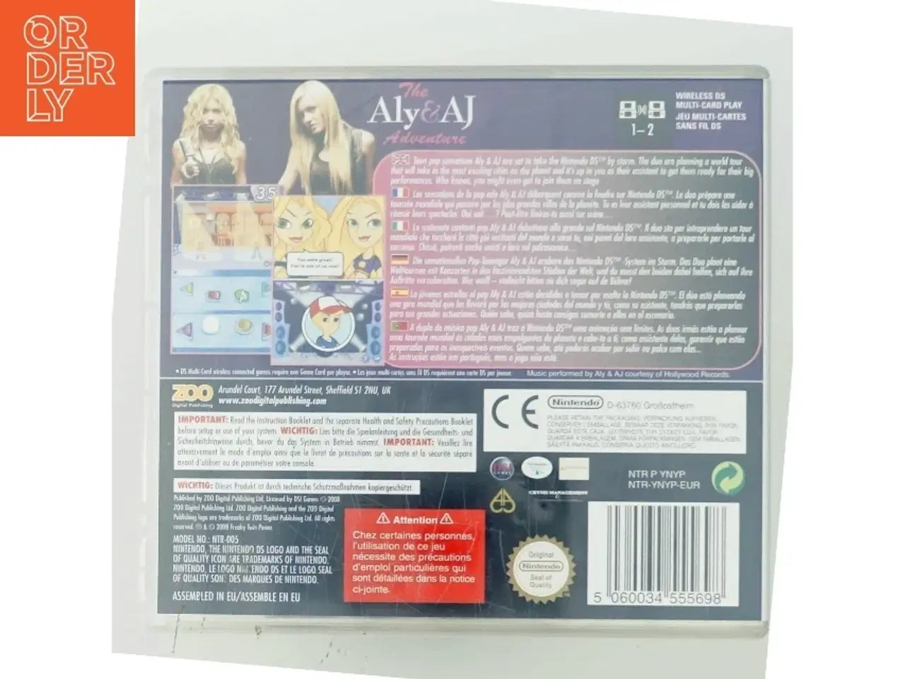 Billede 3 - Nintendo DS Aly & Aj Adventure Nds med Aly Michalka (Aly)
