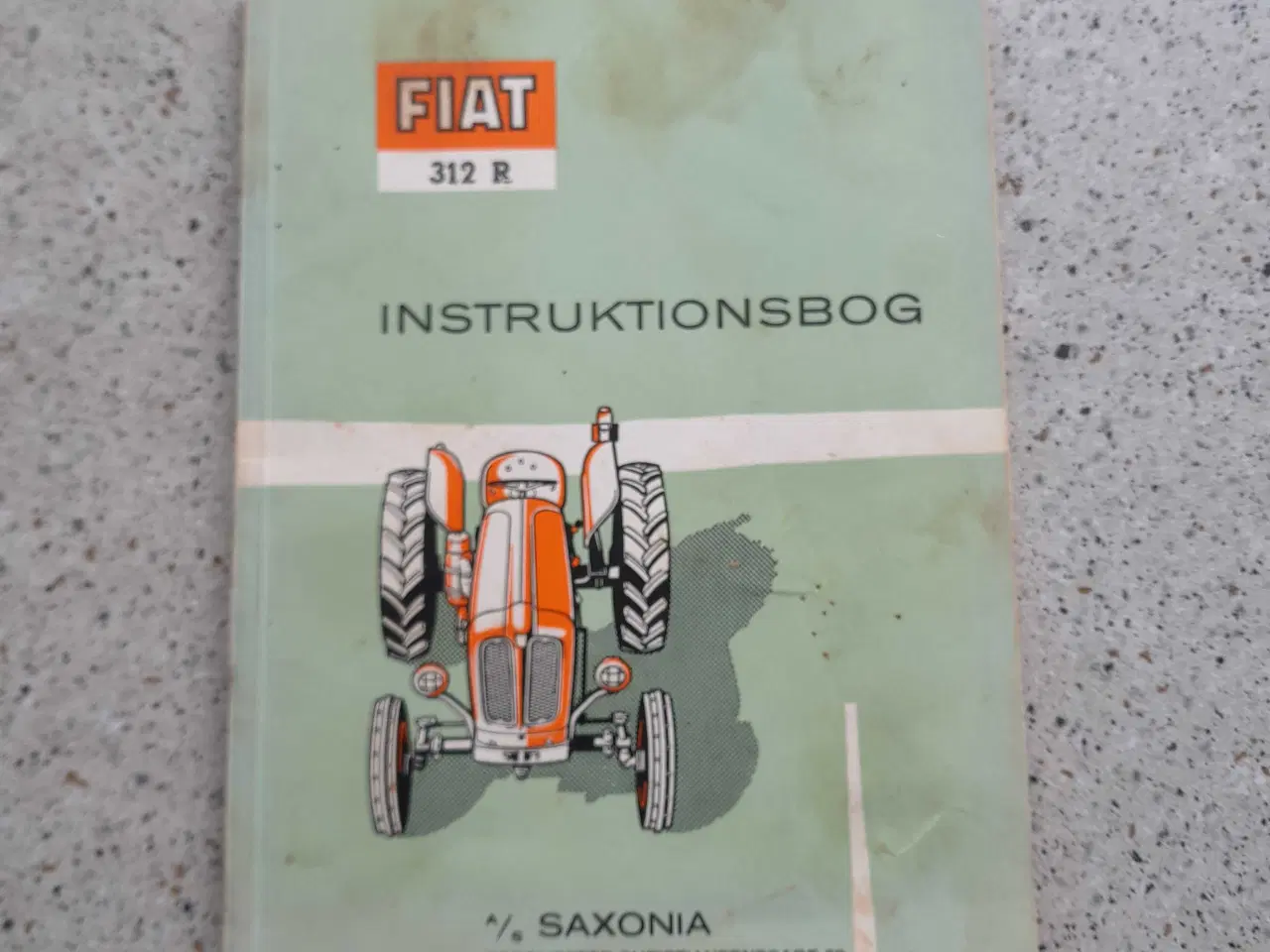 Billede 1 - Instruktionsbog Fiat 312 R