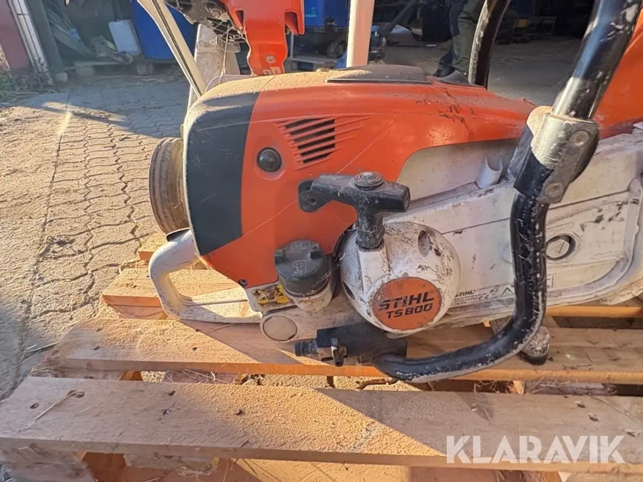 Billede 10 - Skæremaskine med vogn og klinger Stihl TS800