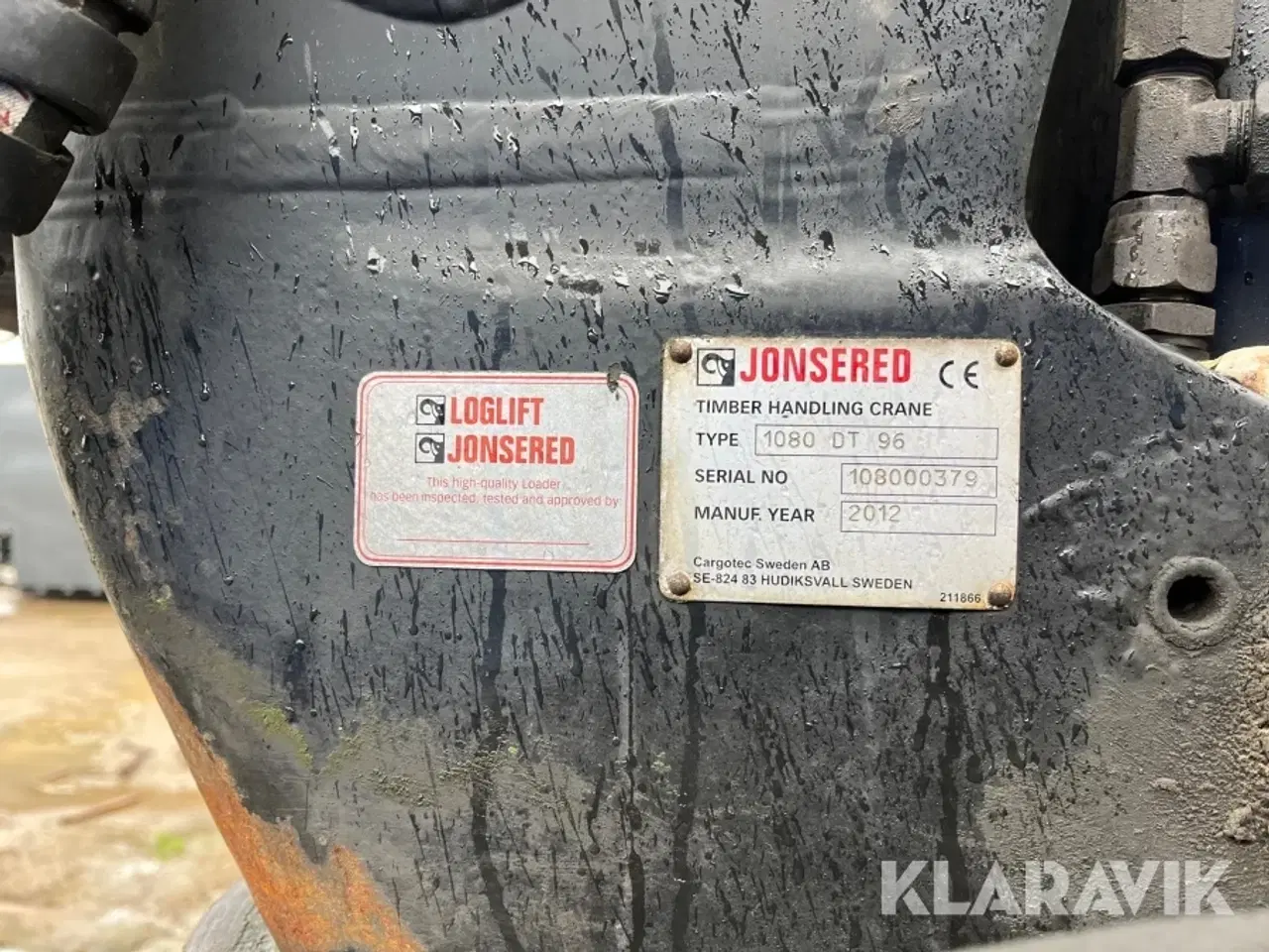 Billede 12 - Lastbilkran Jonsered 1080 S HIAB