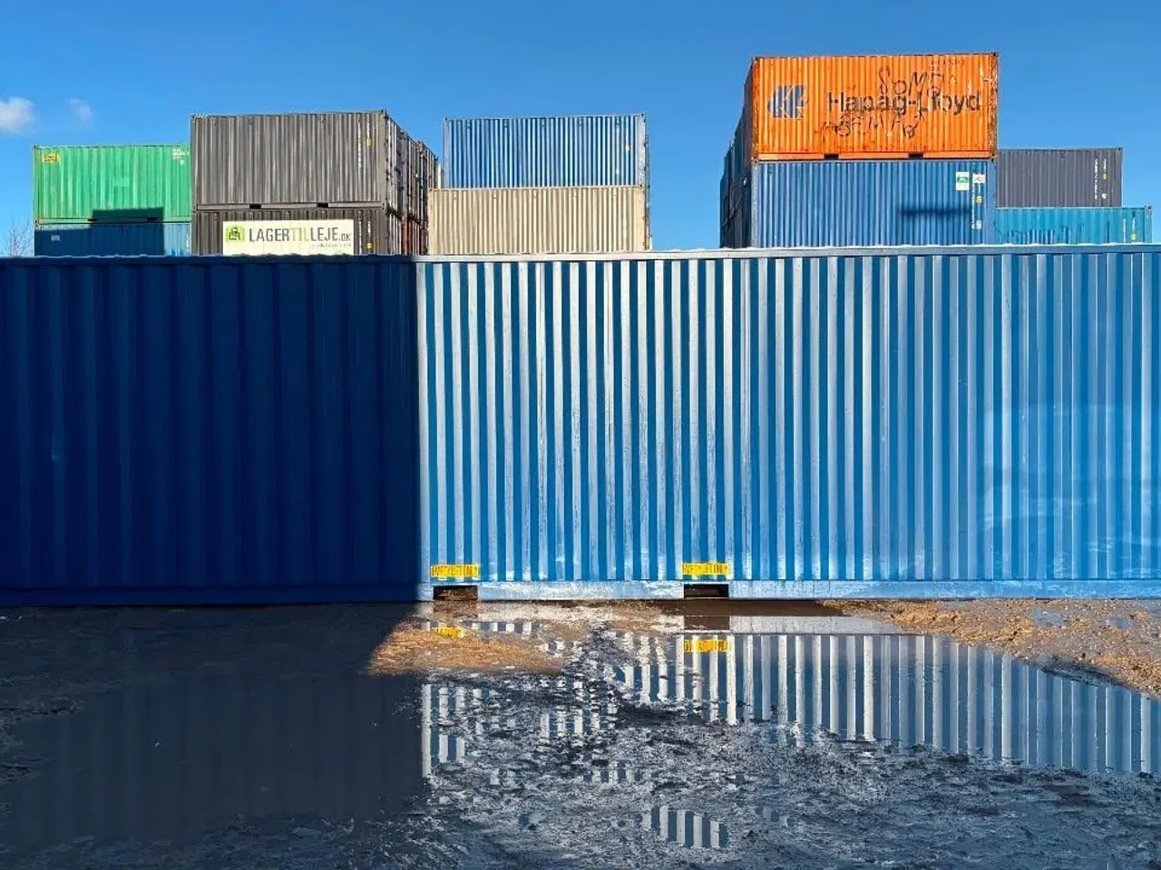 Billede 6 - Står i Hvidovre NY 40 fods HC Container i Blå 