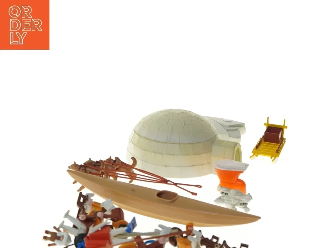 Billede 3 - Playmobil iglo og slædesæt fra Playmobil (str. Ø 16,5 cm)