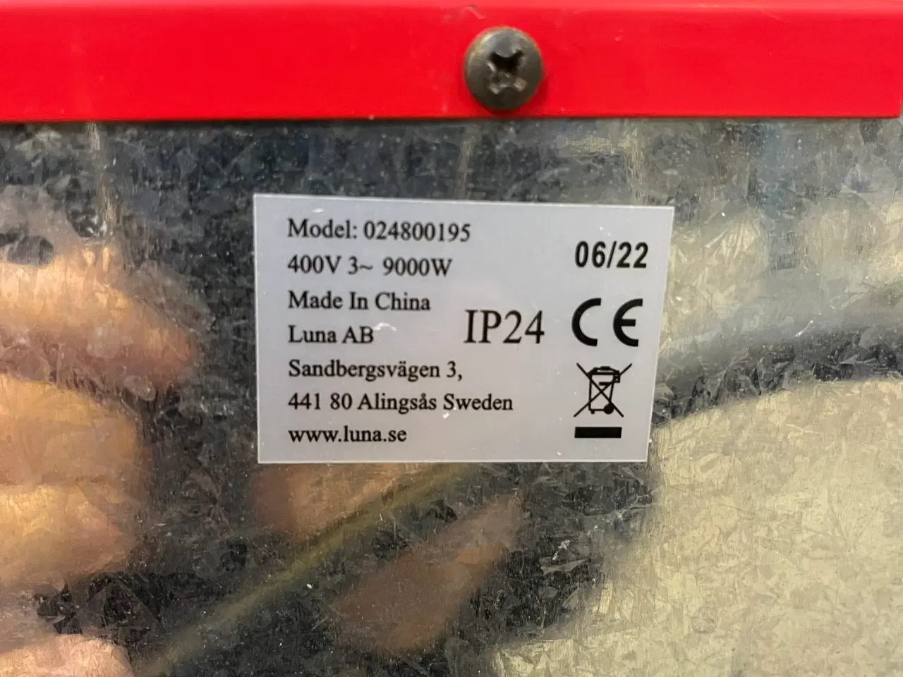 Billede 4 - Luna varmeblæser 9KW