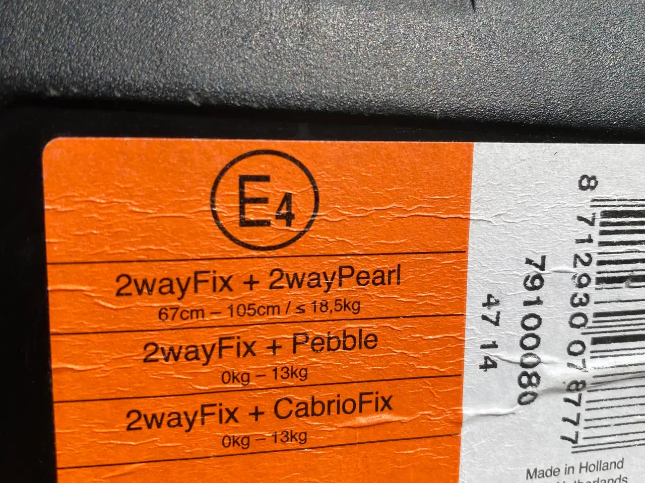 Billede 4 - Barnestol m Isofix