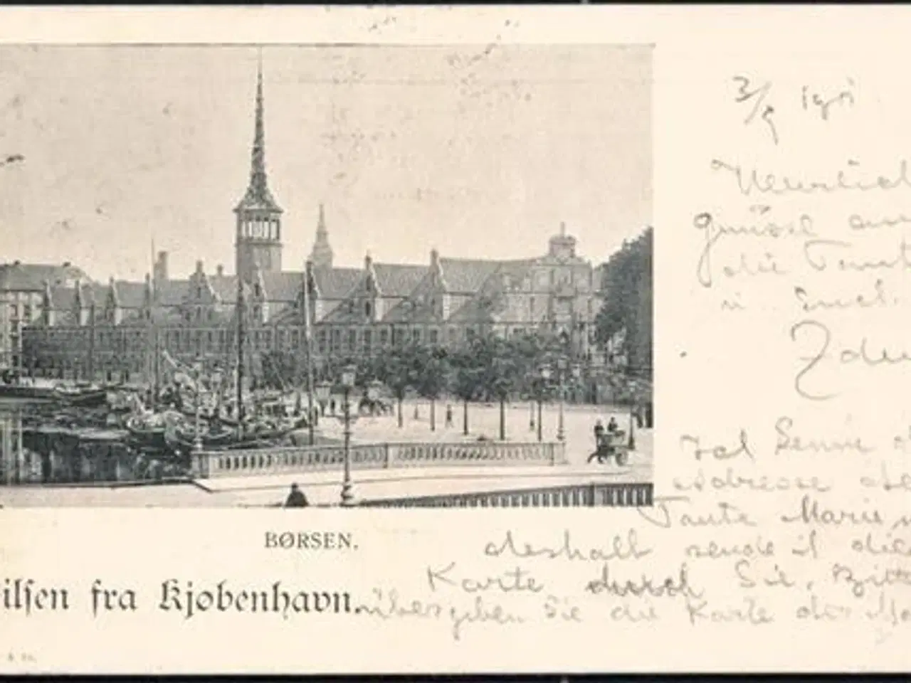 Billede 1 - Hilsen fra Kjøbenhavn - Børsen - E.O. u/n