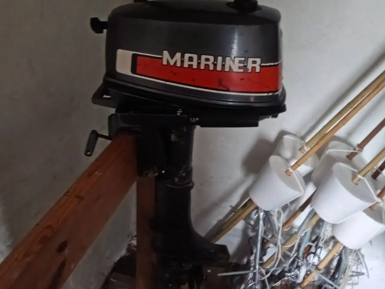 Billede 1 - påhængsmotor Mariner 4hk kortbenet starter og køre