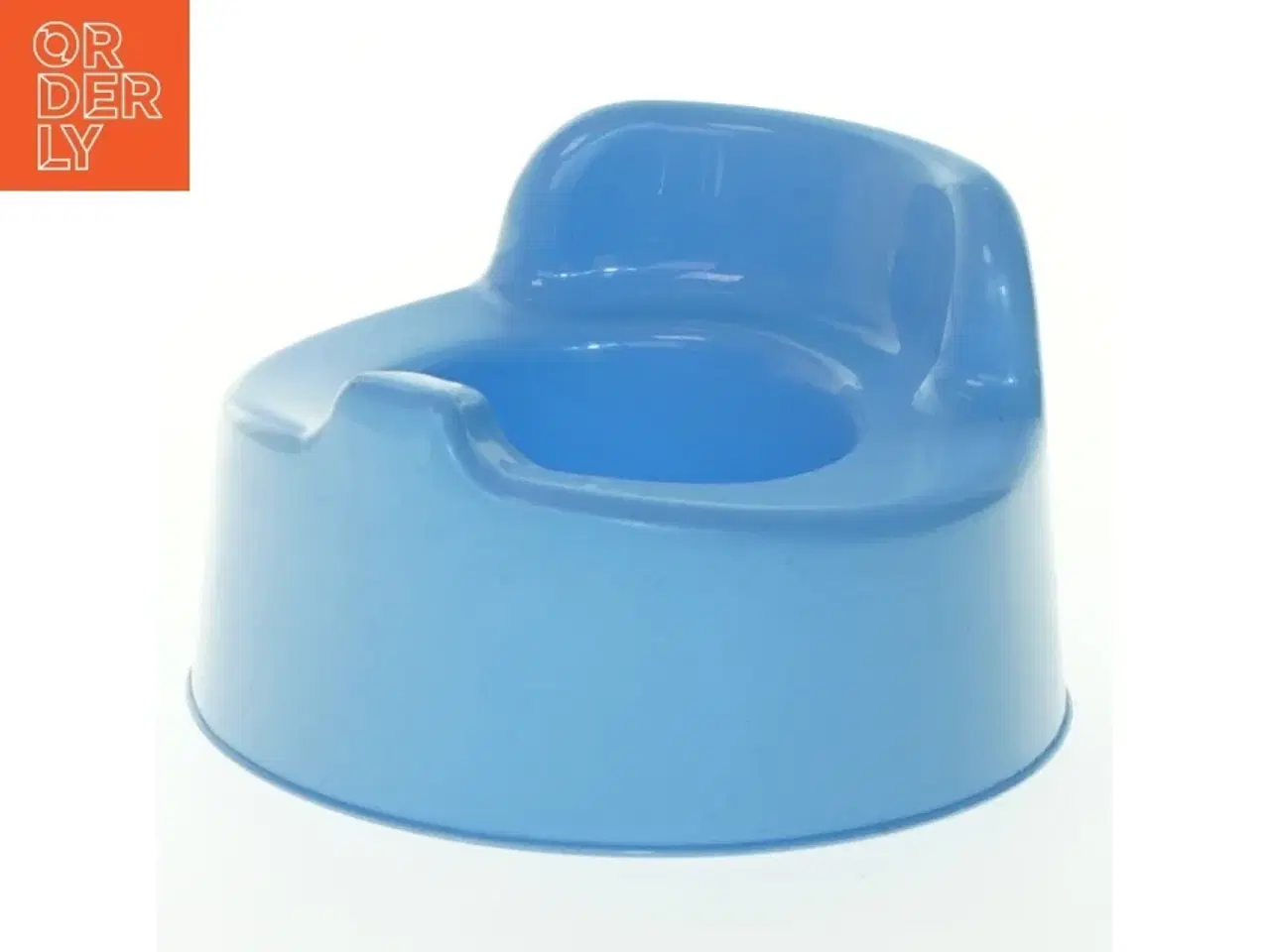 Billede 1 - Blåt babypotte (str. 12x7 cm)