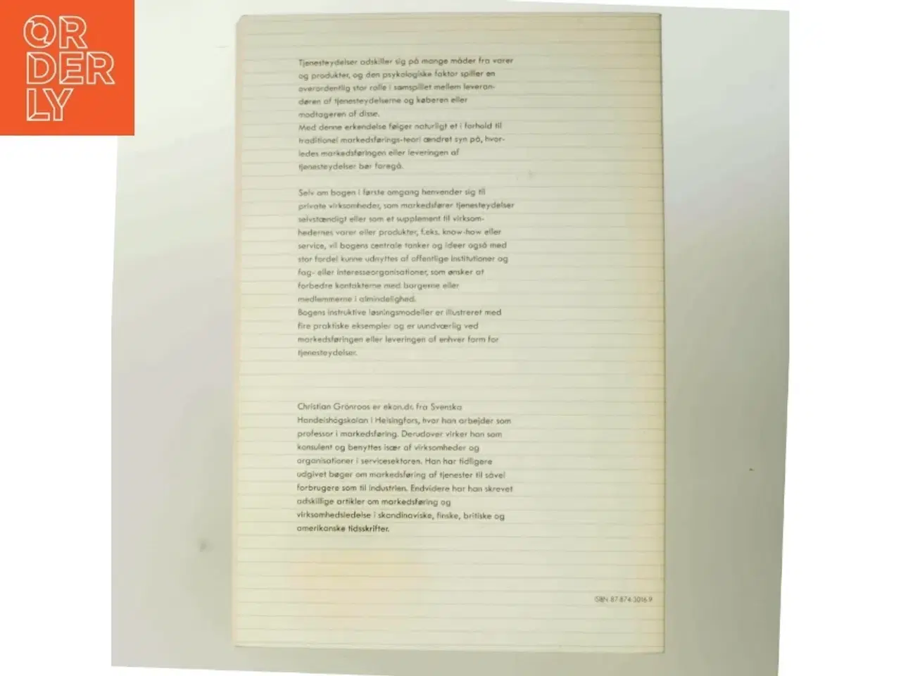 Billede 3 - Vejen til bedre tjeneste ydelser af Christian Grnroos (Bog)