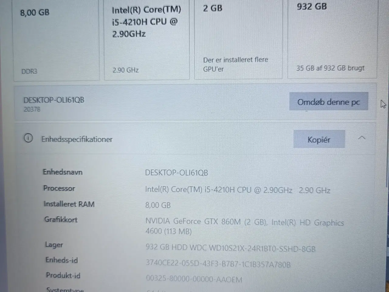 Billede 6 - Lenovo Notebook Gamer i5 2.90ghz