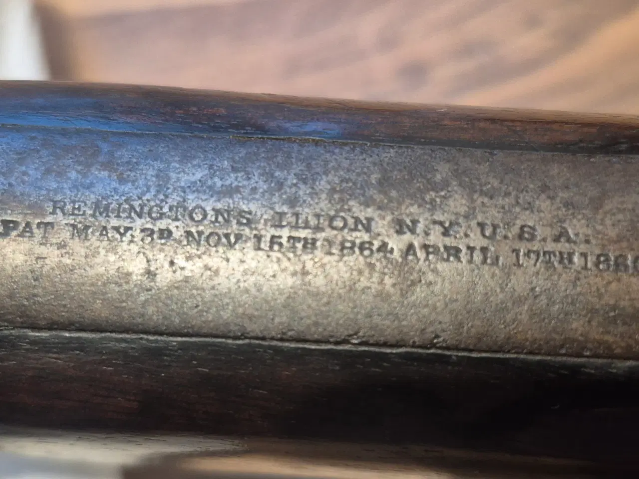 Billede 9 - Remington Rollingblock glat 1864. Flot stand. 