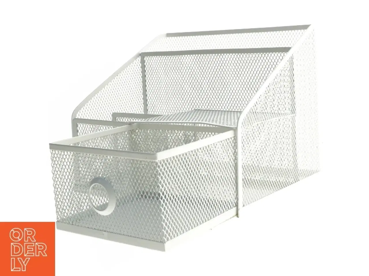 Billede 2 - Metalmesh skrivebordsorganisator (str. 26 x 21 cm)