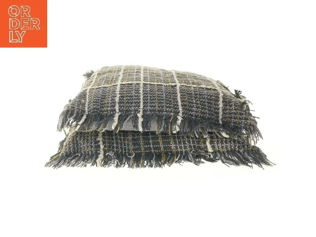 Billede 3 - Sæt af puder fra Ilva, ternede kvadratiske puder (str. 46x50 cm)