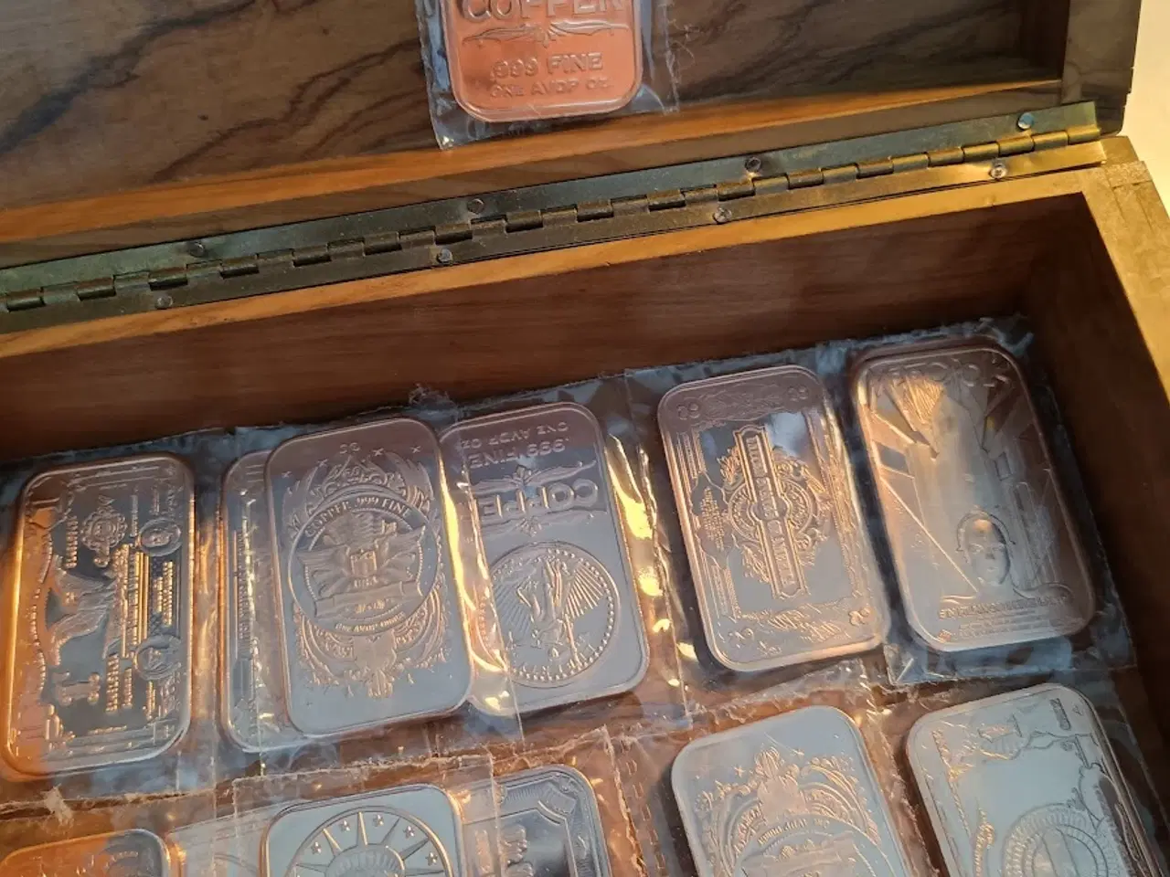 Billede 3 - Kobberbarrer 1 ounce USA.