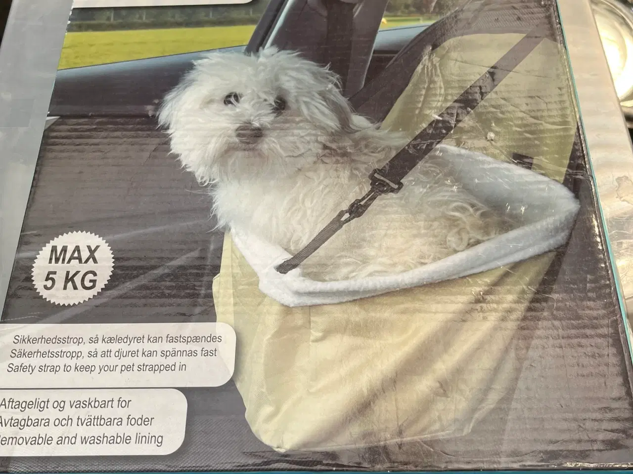 Billede 1 - Bilsæde til kæledyr max 5 kg