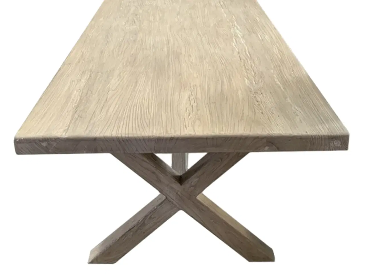 Billede 4 - Ny: Plankebord massiv elmetræ: rustik spisebord