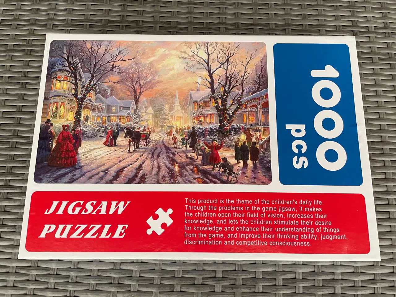 Billede 2 - Puslespil med snebillede på 1000 brikker