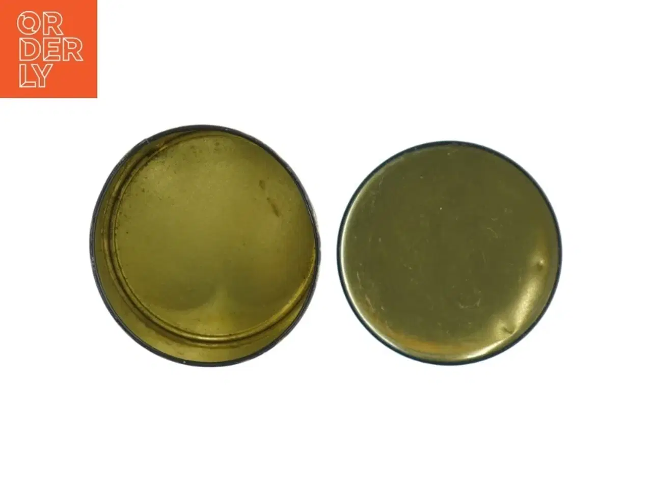 Billede 5 - Dekorativ Vintage dåse med låg (str. Ø 10x13 cm)