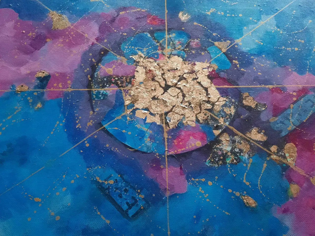 Billede 9 - Akrylmaleri på lærred 40x50 cm