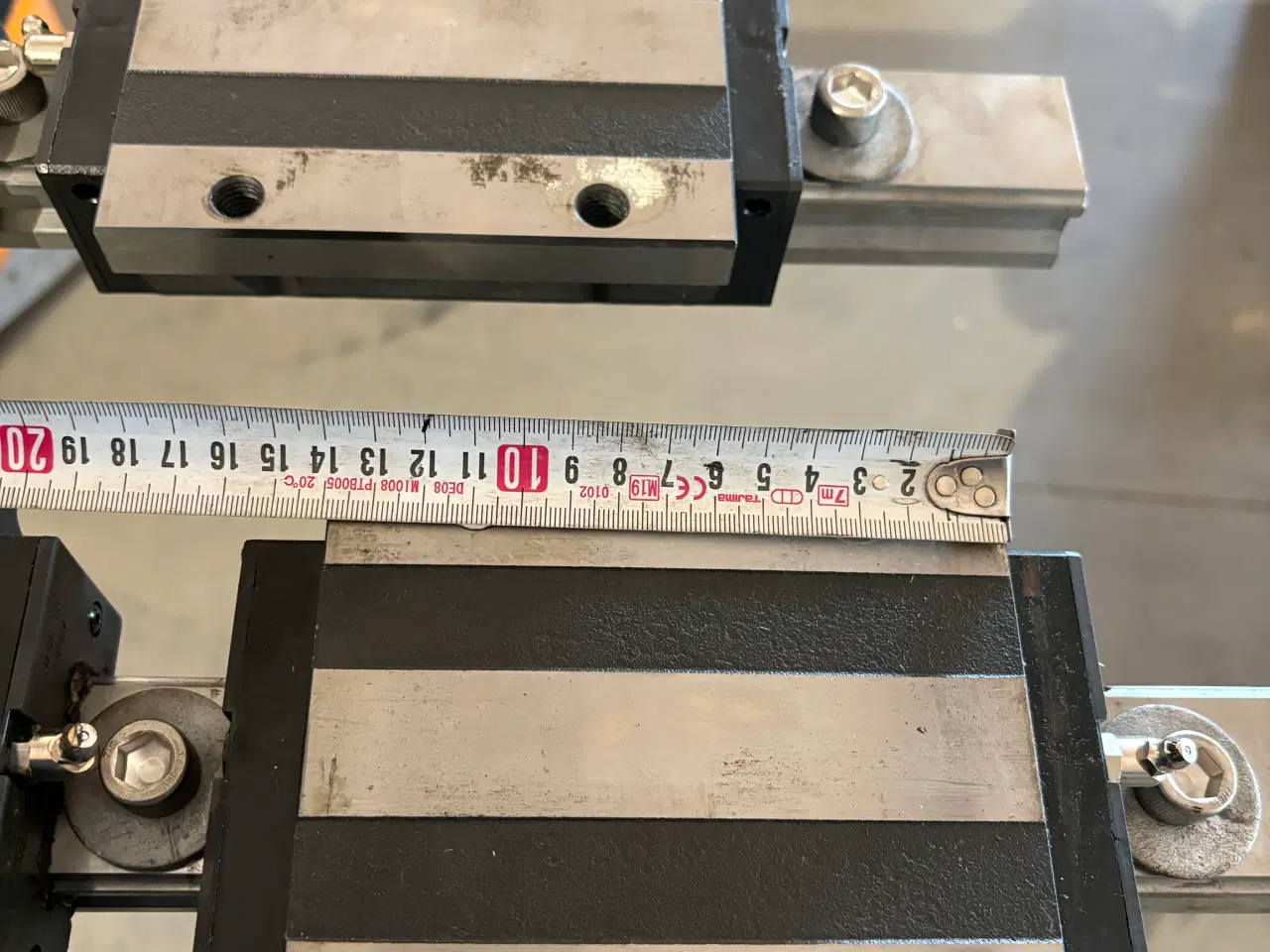 Billede 1 - 4000mm lineære føringer med vogne 