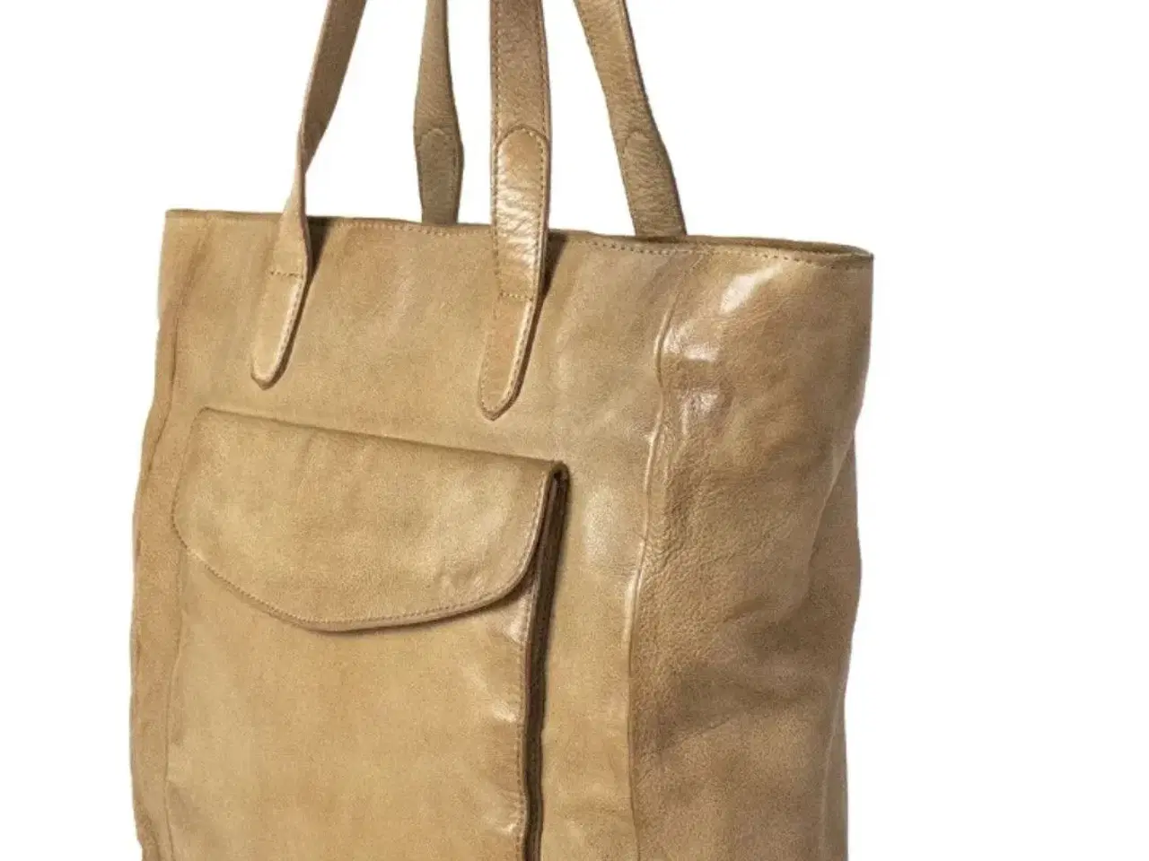 Billede 3 - Læder/skind shoppingbag Re:designed