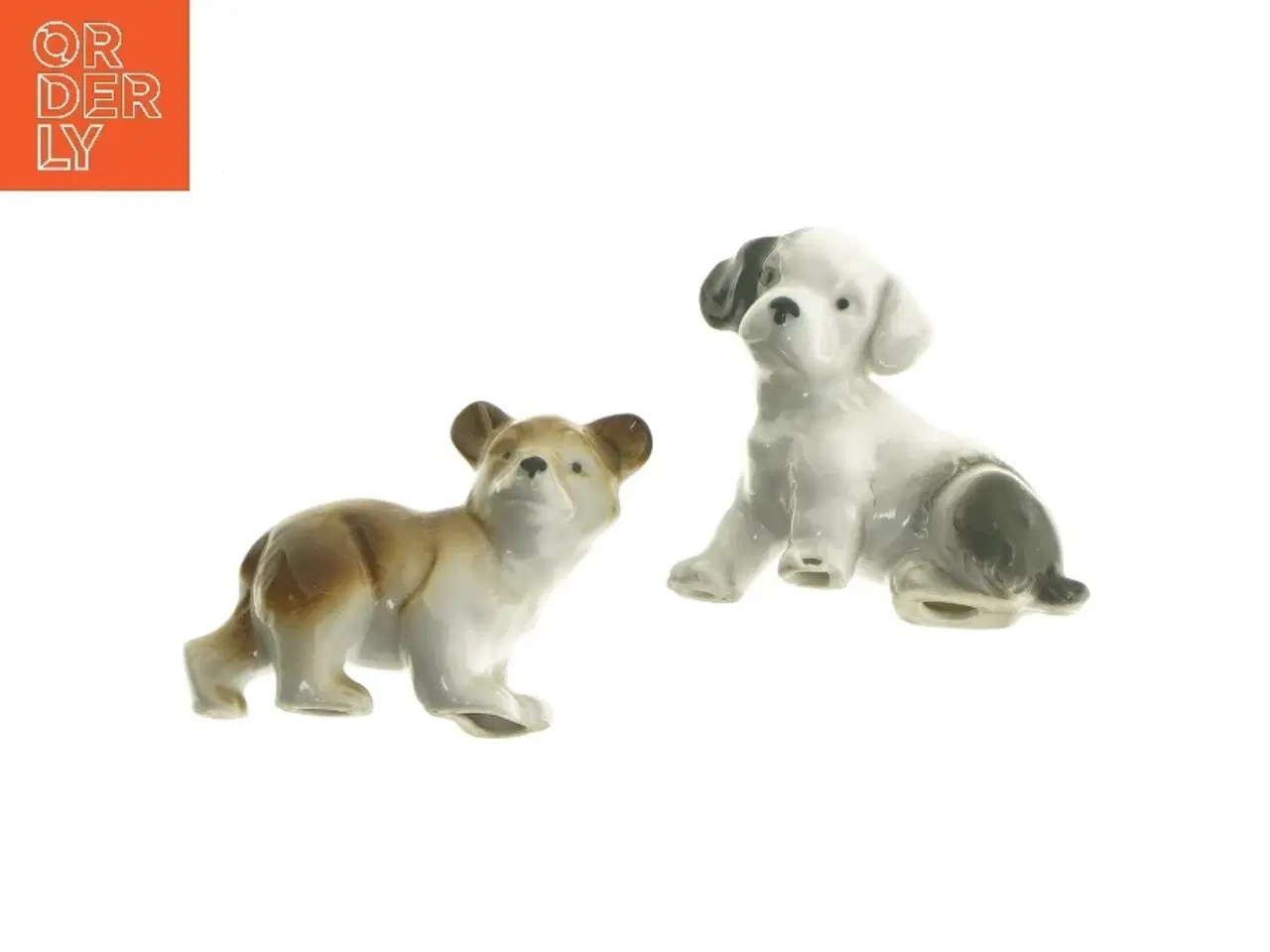 Billede 1 - Keramik hundefigurer (str. 10x6,5 cm)