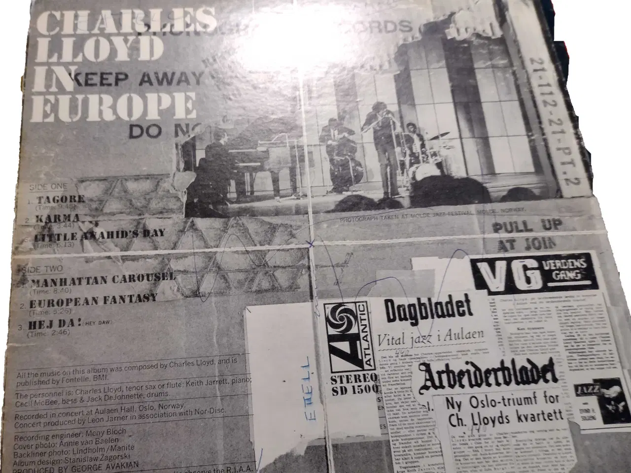 Billede 5 - Charles Lloyd in Europe - LP live